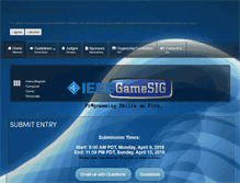 Tablet Screenshot of gamesigshowcase.org